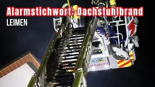 Mutmaßlicher Dachstuhlbrand in Leimen sorgt für Straßensperrung