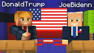 The 2024 American Election Portrayed by Minecraft