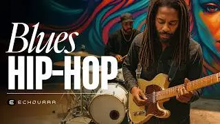 Midnight Fire Blues Guitar Hip Hop | Shadow Music for Study and Focus