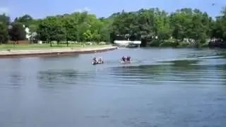 2016 AuSable Canoe Marathon Sprint to the Finish by Vicki Schroeder