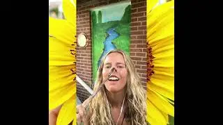 'Mushroom Stream' mural DAY #2 - The Britterfly Effect painting time lapse