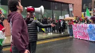Kurdish protest in Dublin outside Leinster House/Parliament / Rojava isn&rsquo;t Alone 