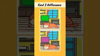 Find Only 3 Differences! 🔍 Can You Spot Them All?