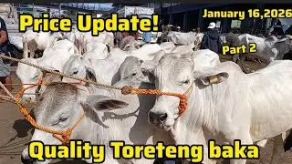 Price Update! January 16,2026!Mga Quality Toreteng baka!Bulkan line meron dito!#padregarcia part 2
