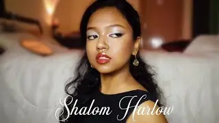 The 90s Shalom Harlow Makeup Look on brown skin| GRWM 🖤