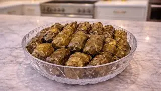 Grape leaves (Dolmeh Barg-e Moo).#recipe #cooking #food #persianfood #PopularIranianFood