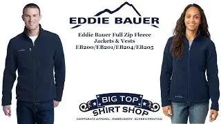 Eddie Bauer Full Zip Fleece Jackets & Vests EB200/EB201/EB204/EB205