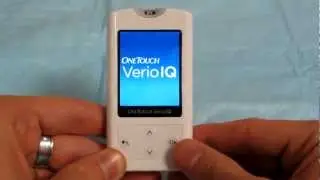 Setting time/date for OneTouch Verio IQ