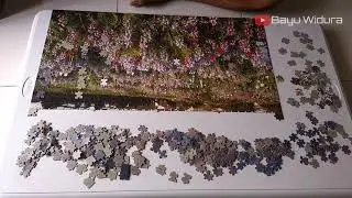 Merangkai Puzzle Jigsaw 1000 pieces Mount Rainier National Park Washington USA Mindbogglers