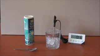Solíme ľad a meriame teplotu sústavy