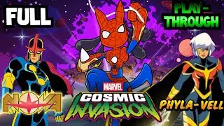 Marvel Cosmic Invasion - Nova and Phyla-Vell Full Playthrough