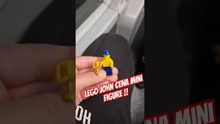 LEGO JOHN CENA MINI FIGURE #wwe #lego #johncena #wweshow #legocity #westfieldlondon #wwefigures