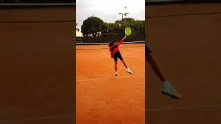 Tennis slice serve technique #tennisserve #tennis #tennisdrills #tenniscoaching #shorts #short #kids