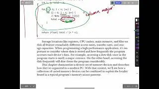 Systems Programming - Video 68 - Memory Locality
