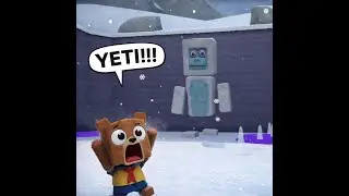 Super Bear Adventure,Yeti Boss Walkthrough And All Stickers And Chests