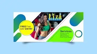 How to Make Gym Poster/Banner Design Using CorelDraw X7 by @AnasGraphics