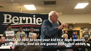 Sen. Sanders on Child Care
