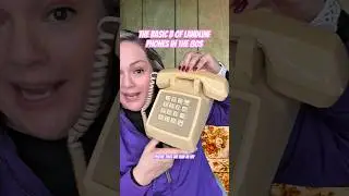 Это самый простой тип телефона 80-х годов. #винтажныйтелефон #ностальгияпо80-м #ретротелефоны