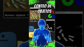 Conteo de objetos con Python y opencv parte II. #programacion #javascript #python #opencv