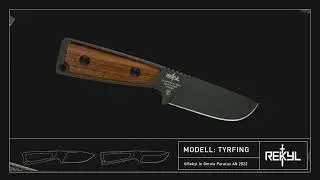 Rekyl Tyrfing Swedish Knife in the making