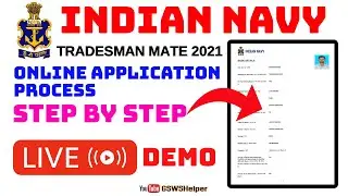 INDIAN NAVY TRADESMAN MATE 2021 ONLINE LIVE PROCESS IN TELUGU | LATEST JOB UPDATES | GSWS Helper