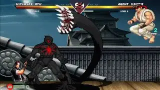 ULTIMATE RYU VS AGENT VENOM -  VERY INCREDIBLY EXCITING FIGHT !