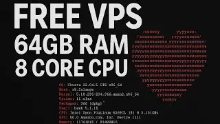 🔥 FREE VPS 64GB RAM + 8 CORE CPU | Biralo Gaming