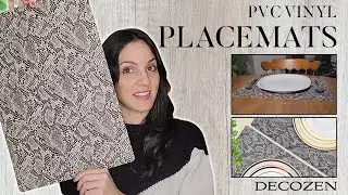 PVC Vinyl Placemats - Snakeskin | Decozen