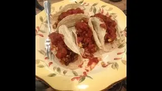 Easy Low Fat Vegan Tacos With Crunchy Corn Taco Shells