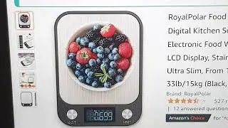 Review  Royal Polar Food Scale,  Amazon's choice  weighing scale