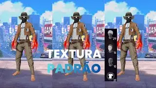 TEXTURA FREE FIRE INSTAPLAYER NA ROUPA PADR&Atilde;O - SKIN DO APELAPATO MASCULINA