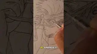 Como dibujar el ojo de tus personajes en menos de 30 segundos... #satorugojo #tutorialdibujo #anime