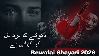 Dhokay Ki Chhuri Se Zakhm Bharta Dil | Bewafai Shayari | Heartbreaking Poetry 2026