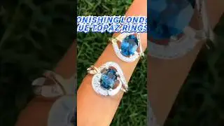 LONDON BLUE TOPAZ RING #TOPAZ #viral #brazil #usa #LONDON