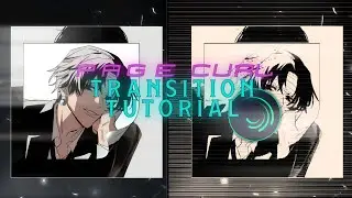 Page Curl Transition Alight motion Tutorial (+XML) | Chuha edit