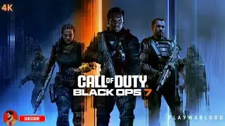 Black Ops 7 Gameplay Walkthrough Part 1 | Full 4K Campaign | COD BO7 Episode 1 @PlayWarlord