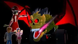 There's Horror Sceret Place dragon skull Haunted Yuta and Mio😱 SAKURA SCHOOL SIMULATOR