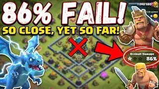 ONLY 86% I have done😱😱😱|| IMPOSSIBLE BASE || Watch till end #clashofclans #viral #waitforend 