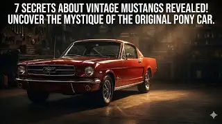 7 Secrets About Vintage Mustangs 😳@Vintageautovault