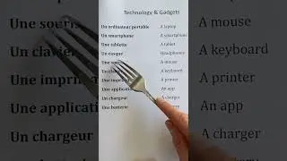 French Tech & Gadget Vocabulary with Pronunciation #Shorts #learnfrenchfast #frenchlessons #english
