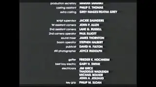 Night Of The Creeps (1986) End Credits (Fearnet 2012)