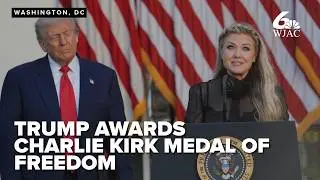 FULL: Trump posthumously awards Charlie Kirk the Presidential Medal of Freedom