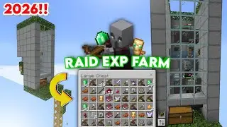 RAID EXP FARM MINECRAFT BEDROCK 1.21+ Sepuluh Menit Jadi!