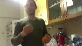 Incredibly fast orange peeling technique.MP4