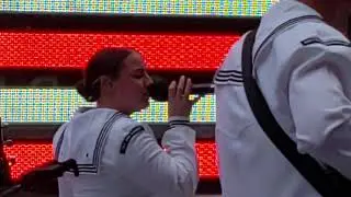 Navy Band NorthEast ROCKING@MILITARY Island Times Square