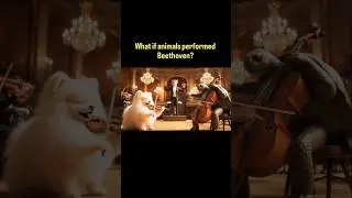 What if animals performed Beethoven? l#shorts #funny #animals #ai #viral #trending #cgi #music #song
