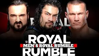 WWE Royal Rumble 2020 Men's Entry Predictions & Order!!