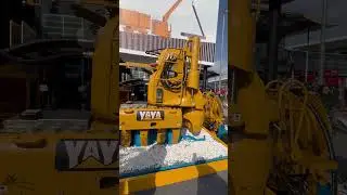 Вибропогружатель для шпунтовых свайВыставка Bauma 2024, Шанхай #bauma #bauma2024 #shanghai #сваи