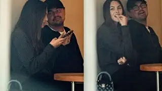 Leonardo DiCaprio Vittoria Ceretti Share Kiss in L.A
