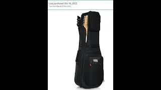 Watch before you buy! Gator Dual Guitar Gig Bag 2-Year Review.